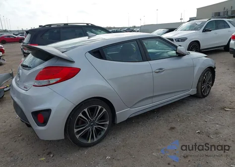 2017 Hyundai Veloster Turbo z USA, uszkodzony, nr VIN KMHTC6AE5HU313627